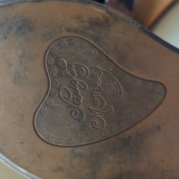 Naughty Monkey Women's Gladis was Here Sandal Size 8 1/2 M Chocolate Leather - Picture 6 of 11